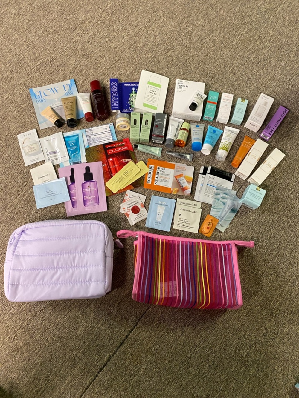 NWT Skincare Deluxe Sample Bundle w/Cosmetic Bags